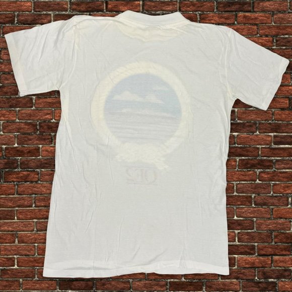 Vintage QE2 Queen Elizabeth 2 Boat T Shirt / Single Stitch Aquality ECM Product - Picture 2 of 4